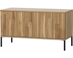 WOOOD New Gravure Tv Meubel - Eikenhout - Naturel - 56x100x44