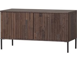 WOOOD New Gravure Tv Meubel - Essen - Espresso - 56x100x44