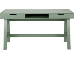 WOOOD Nikki Bureau - Grenen - Jadegroen - 75x140x62