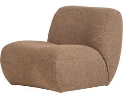 WOOOD Nomu Fauteuil Grove - Chenille - Lichtbruin - 74x76x92