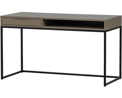 WOOOD Nore Bureau - Grenenhout - Mud/Bruin - 75x130x58 cm