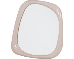 WOOOD Norea Spiegel 90x90 CM - Hout - Hoogglans Zand - 90x90x5