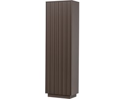 WOOOD Nova Hoge Kast - Grenen - Truffel Bruin - 215x67x40