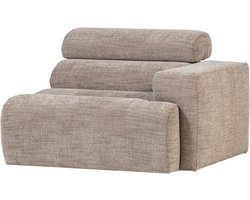 WOOOD Novi 1-Zits Element Bank Arm Rechts - PES - Naturel Melange