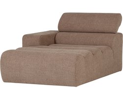 WOOOD Novi Chaise Longue Element Arm Links - Polyester - Taupe