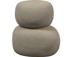 WOOOD Oda Bijzettafel - Fiber Clay - Groen/Grijs - 47x41x35 cm