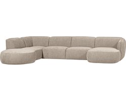 WOOOD Polly Bank Links- Polyester - Zand - 71x353x150/245