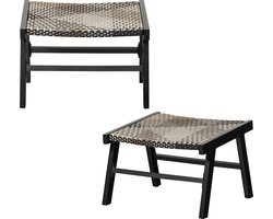 WOOOD Pom Hockers Tuin - Aluminium - Multicolor - Set van 2