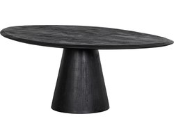 WOOOD Posture Salontafel - Hout - Zwart - 47x120x80