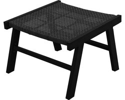 WOOOD Puk Hocker - Aluminium - Zwart - 41x57x54