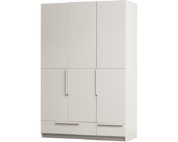 WOOOD Pure 3-deurs Hang/Legkast Splitdeur - Grenen - Dust - 215x142x60