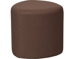 WOOOD Puuk Poef - Mesh - Espresso - 38x40x40