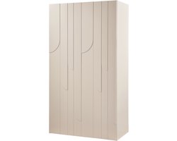 WOOOD Rain 2-deurs opbergkast - Grenen - Dust - 200x110x57 cm