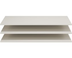 WOOOD Rain legplankenset tbv kledingkast - Grenen - Dust