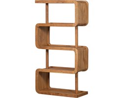 WOOOD Rattle Open Kast - Acaciahout - Naturel - 160x82x40 cm