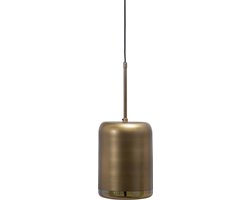 WOOOD Safa Hanglamp Verticaal - Metaal/Glas - Brass - 60x20x20