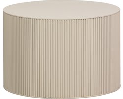 WOOOD Sanne Bijzettafel - MDF/Hout - Rond - Antique Beige - 40x60x60 cm