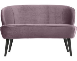 WOOOD Sara Bankje - Velvet - Warm Lila - 73x110x72