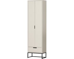 WOOOD Silas Hoge Kast - Grenen - Dust - 210x60x36