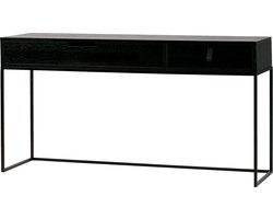 WOOOD Silas Sidetable - Essenhout - Blacknight - 74x140x40 cm