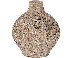 WOOOD Sive Decoratie Vaas - Klei - Zand - 25x22x22