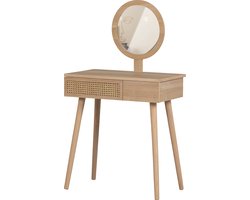 WOOOD Soof Hal/Kaptafel - MDF/Grenen - Naturel - 125x70x40