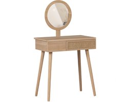 WOOOD Soof Hal/Kaptafel - MDF/Grenenhout - Naturel - 125x70x40