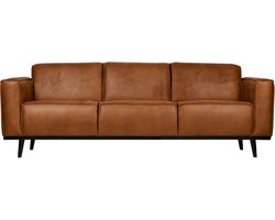 WOOOD Statement 3-Zits Bank - Ecoleer - Cognac - 5,5x200x90