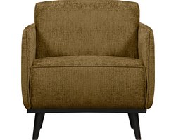WOOOD Statement Fauteuil Met Arm - Structure - Velvet - Brass
