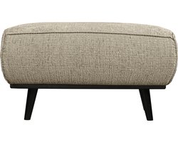 WOOOD Statement Hocker - Structure - Velvet - Wheatfield - 40x80x55