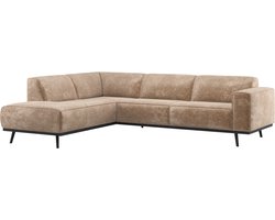 WOOOD Statement Hoekbank Links - Chenille - Velvet Taupe