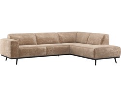 WOOOD Statement Hoekbank Rechts - Chenille - Velvet Taupe