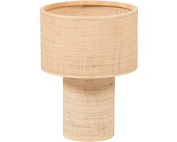 WOOOD Syro Tafellamp Ø 28 CM - Raffia - Naturel - 38x28x28