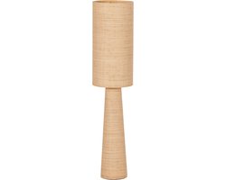 WOOOD Syro Vloerlamp Ø 30 CM - Raffia - Naturel - 130x30x30 cm