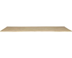 WOOOD Tablo Boomstam Tafelblad - Eiken - Naturel - 3x180x90