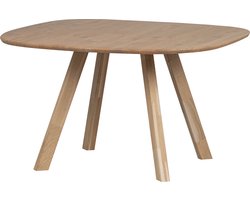 WOOOD Tablo Tafelblad Incl. 3-stand Poot - Eiken - 75x130x130