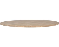 WOOOD Tablo Tafelblad Rond - Eiken - Onbehandeld - 2,4x120x120