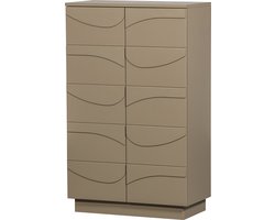 WOOOD Teo Kast - Grenenhout - Mud - 116x72x35