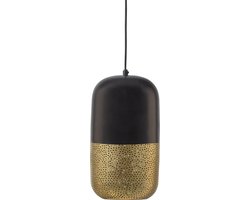 WOOOD Tirsa Hanglamp - Metaal - Zwart/Brass - 36x20x20