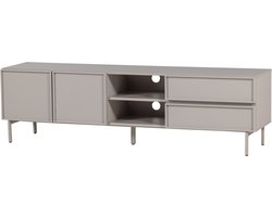 WOOOD Tours Tv Meubel 180 cm - Melamine/ MDF - Zand - 51x180x42