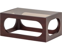 WOOOD Trax Salontafel - Acaciahout - Bruin - 35x77x50