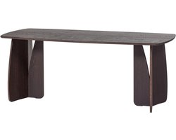 WOOOD Veere Eettafel - Massief Eikenhout - Mystic Brown - 180 x 100
