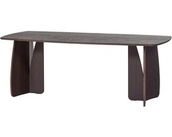 WOOOD Veere Eettafel - Massief Eikenhout - Mystic Brown - 200 x 100
