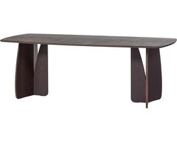 WOOOD Veere Eettafel - Massief Eikenhout - Mystic Brown - 220 x 100