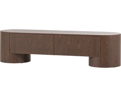 WOOOD Velari Tv Meubel 200 CM - Hout Fineer - Bruin - 50x200x50