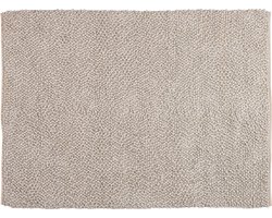 WOOOD Veld Vloerkleed - Wol - Naturel - 1x160x230
