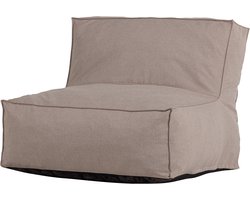 WOOOD Velora Loungestoel Tuin - Polyester - Zand - 80x95x95