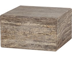 WOOOD Vexa Salontafel - Marmer - Lichtbruin - 35x60x60