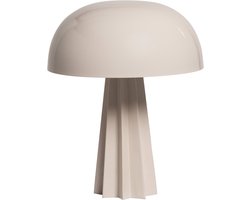 WOOOD Virel Tafellamp - Metaal - Hoogglans Lichtgrijs - 29x11x11