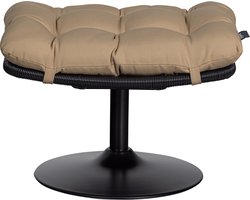 WOOOD Vive Hocker - Rattan - Zand/Zwart - 37x63x46